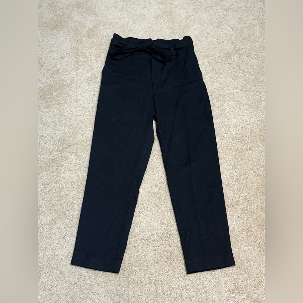 Abercrombie & Fitch Tie Waist Tapered Pants